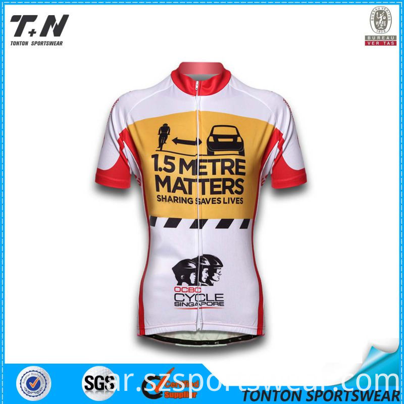 Custom Coolmax Sublimation Cycling Sportswear